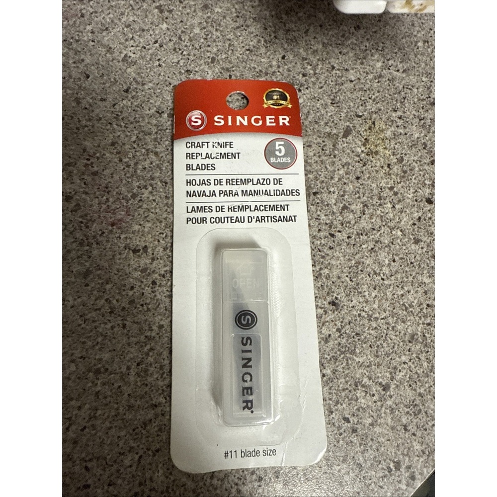 Singer Craft Knife Replacement‎ Blades 5/Pkg-#11 07144